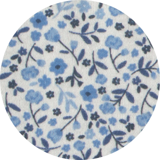 blue floral