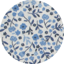 blue floral