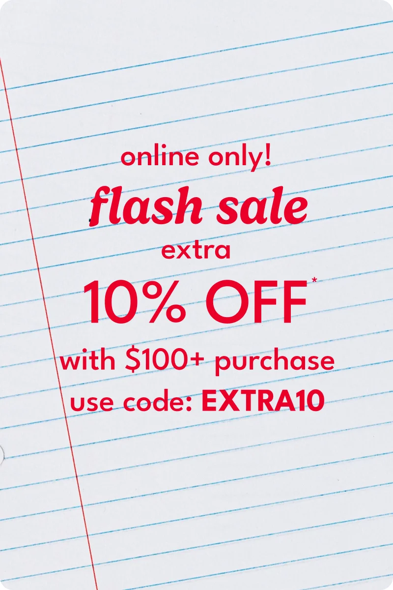 Online Only Flash Sale Extra 10%