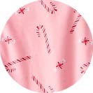 Holiday Pajama Print Pink Peppermints