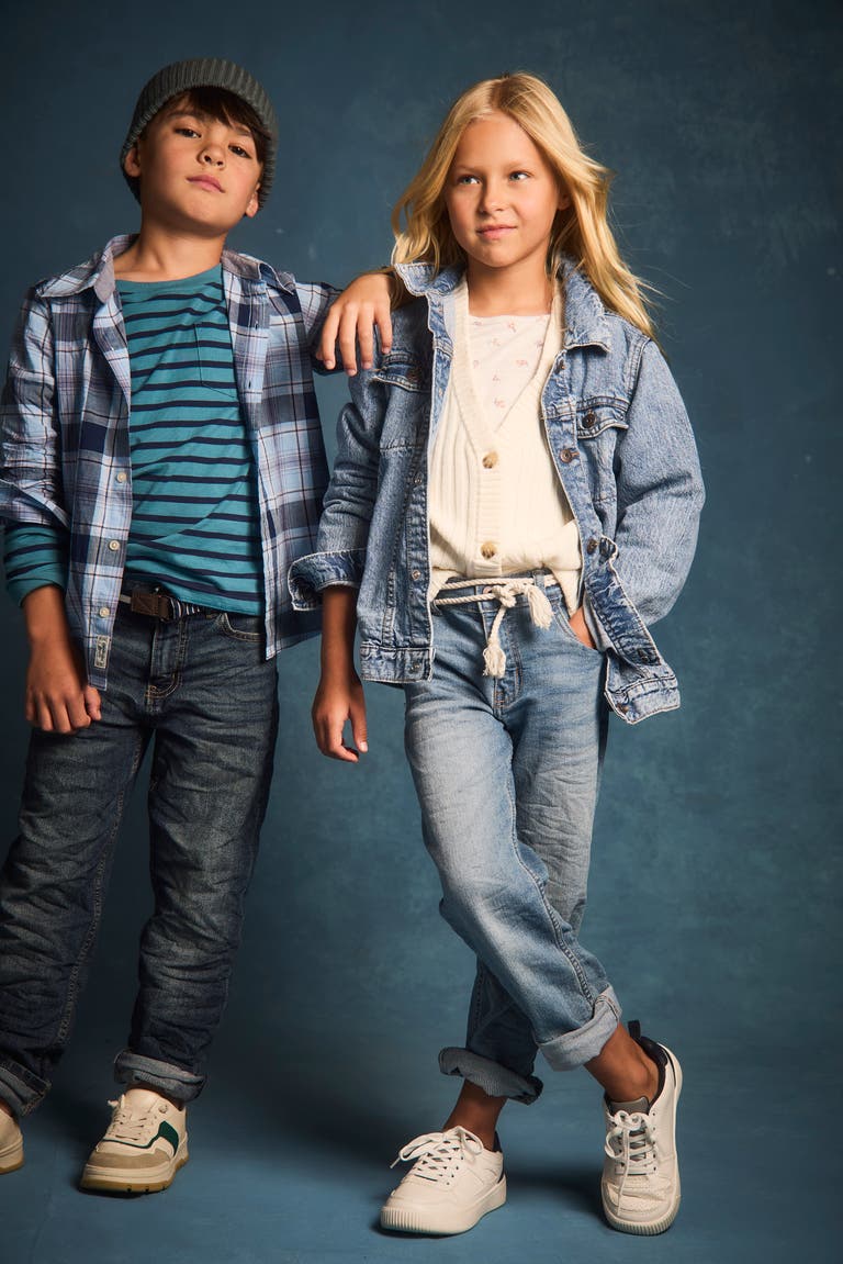 A relaxed fit is always a good choice for kids’ jeans.