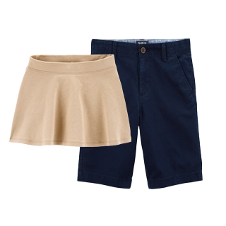 Kid's School Uniform Shorts, Skirts & Pants