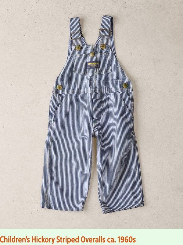 Children’s Hickory Striped Overalls ca. 1960s