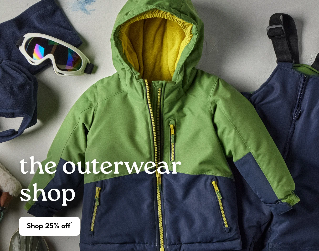 outerwear laydown