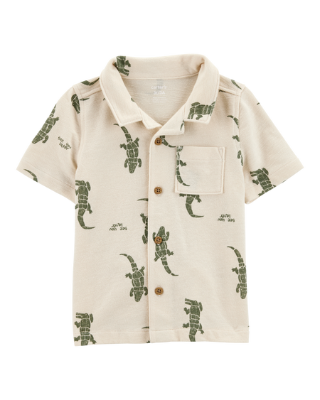 Button-down-printed-shirt