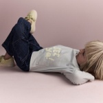 Carbon-brushed jersey